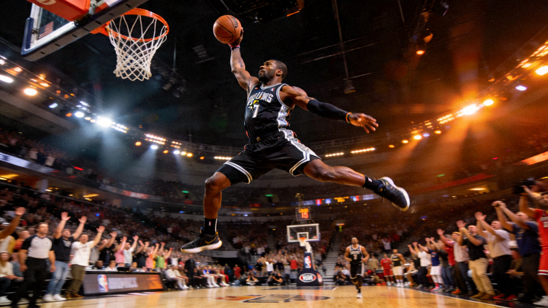 NBA全明星周末扣篮大赛精彩瞬间照片